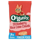Organix Strawberry Rice Cake Clouds Baby Snack 7 months+   40g