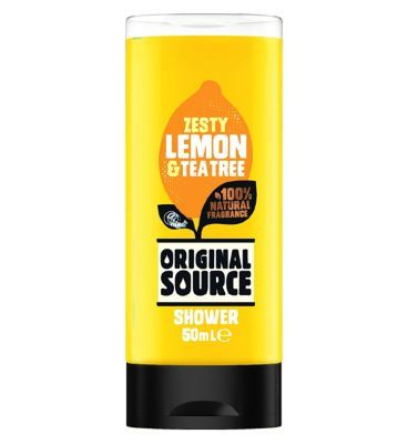 Original Source Lemon &amp;amp; Tea Tree Shower Gel Body Wash Travel Size 50ml