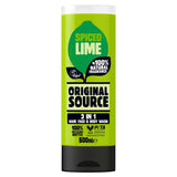 Original Source Spiced Lime 3 In 1 Hair Face &amp;amp; Body Wash 500ml