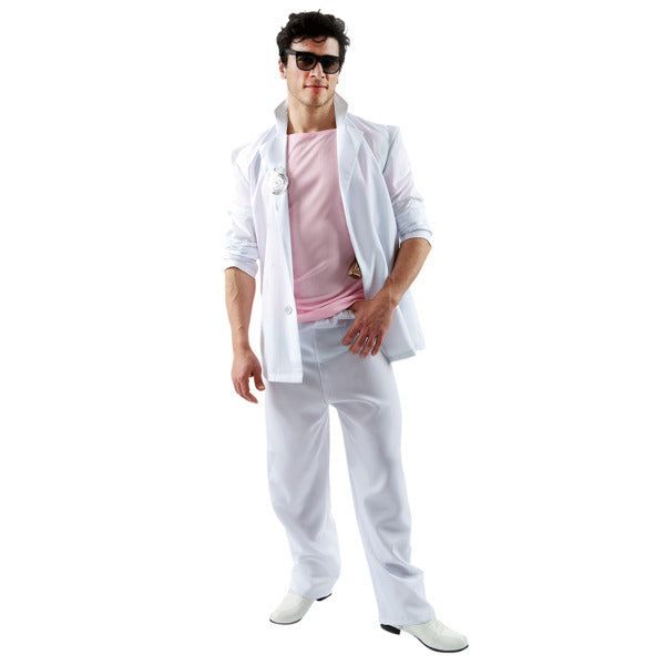 Orion Costumes Florida Detective (Pink&amp;amp; White) Standard