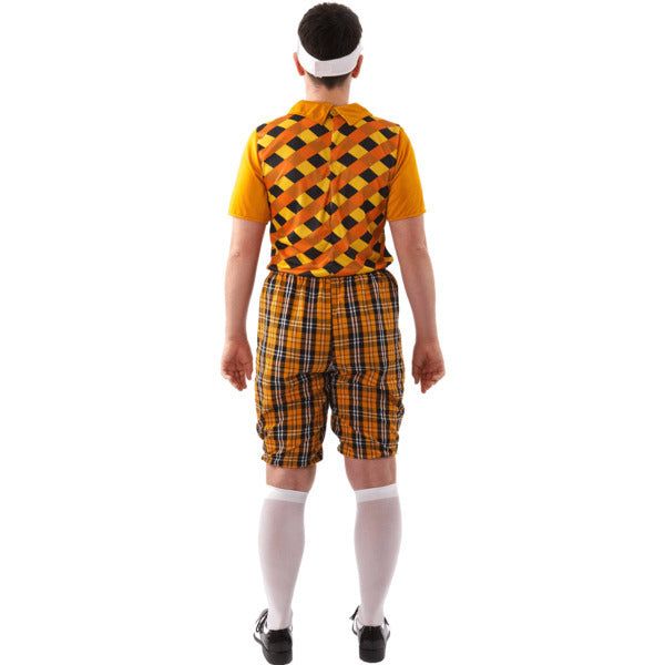 Orion Costumes Male Golfer Costume (Orange &amp;amp; Black) Standard