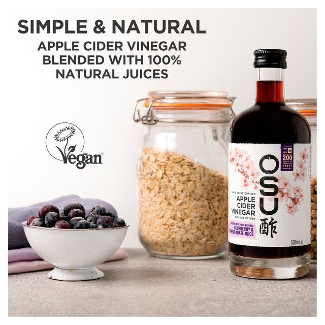 OSU Apple Cider Vinegar Blueberry &amp;amp; Pomegranate   500ml
