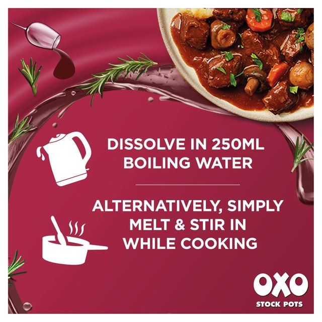 Oxo Red Wine Stock Pots   4 x 20g