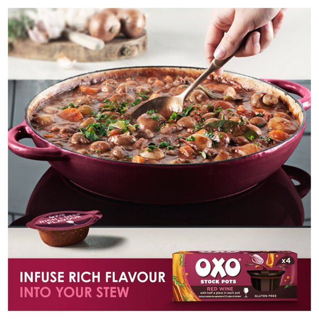 Oxo Red Wine Stock Pots   4 x 20g
