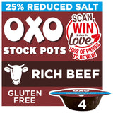 Oxo Reduced Salt Beef with Onion &amp;amp; Rosemary Stock Pots x4 80g