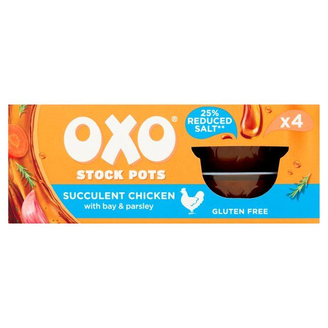 Oxo Stock Pots Reduced Salt Chicken   4 x 20g