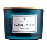 Painted Lid Large Candle - Magical Winter