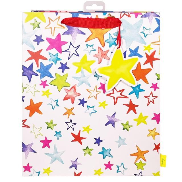 Painted Stars Large Gift Bag