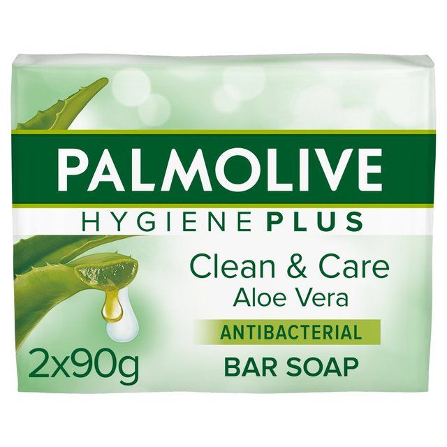 Palmolive Hygiene Plus Aloe Vera Bar Soap   2 x 90g