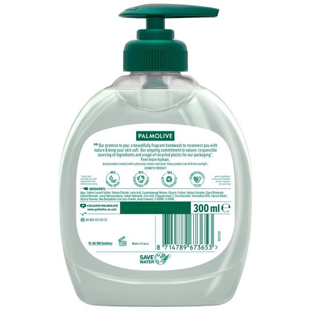 Palmolive Hygiene Plus Sensitive Hand Wash with Aloe Vera   300ml