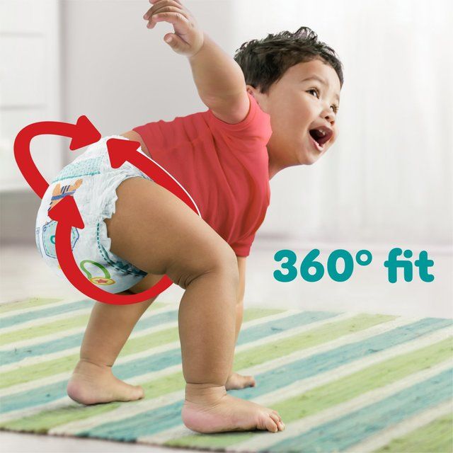 Pampers Baby-Dry Nappy Pants Size 6 15kg+ Jumbo Pack   54 per pack