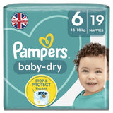 Pampers Baby-Dry Size 6 Nappies Carry Pack x19
