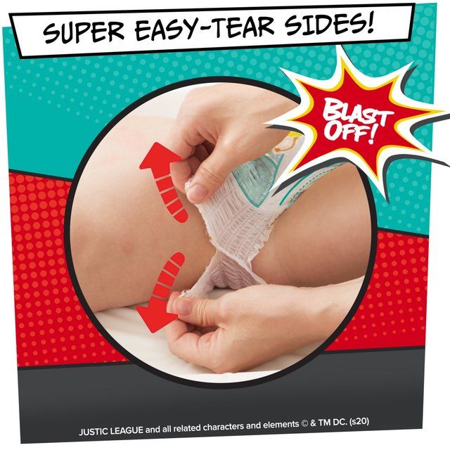 Pampers Baby-Dry Superhero Nappy Pants Size 4 (9-15kg)   30 per pack