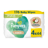 Pampers Harmonie Coco Baby Wipes X4   4 x 44 per pack