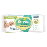 Pampers Harmonie New Baby Plastic Free Baby Wipes   46 per pack