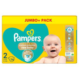 Pampers New Baby Nappies Size 2 (4-8kg) Jumbo+ Pack   76 per pack