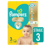 Pampers New Baby Nappies Size 3 (6-10kg) Essential Pack   40 per pack