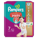 Pampers Premium Protection Nappy Pants Size 7 Essential Pack   21 per pack