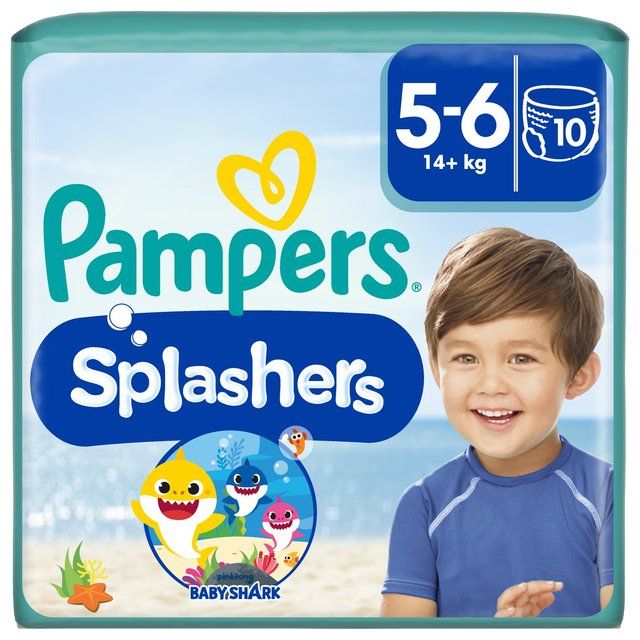 Pampers Splashers Swim Nappies Size 5-6 (14+kg)   10 per pack