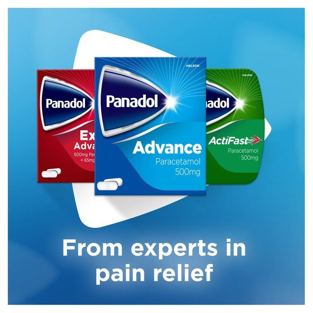 Panadol Advance Paracetamol Pain Killers 500mg Tablets    16 per pack
