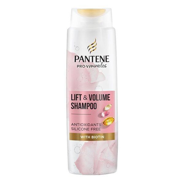 Pantene Lift &amp;amp; Volume Silicone Free Shampoo, Biotin, 400ml