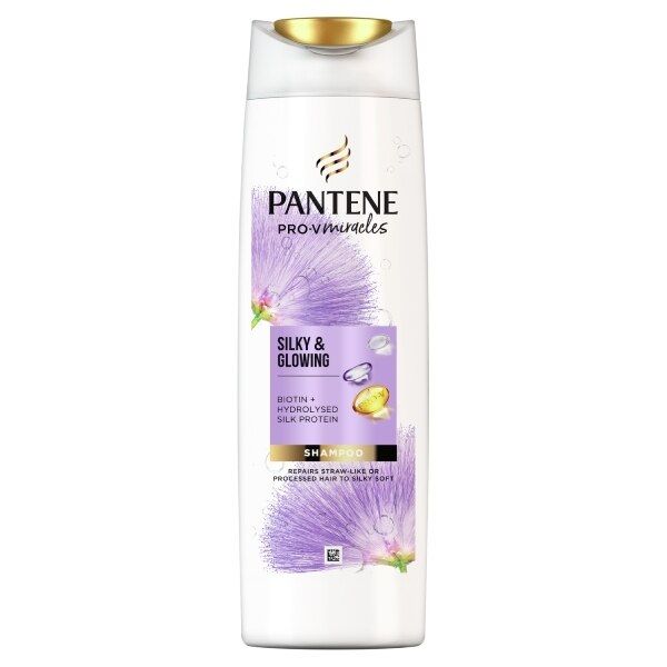 Pantene Miracles Silky &amp;amp; Glowing Biotin Hair Shampoo, 400ml