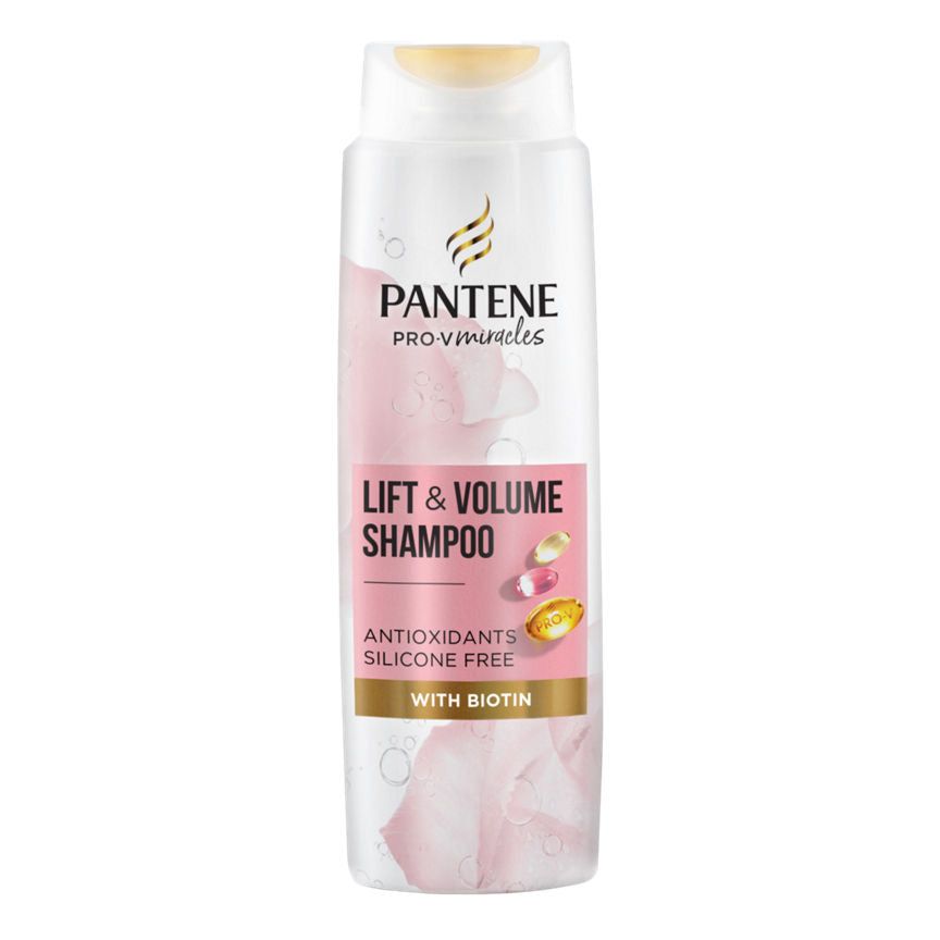 Pantene Pro-V Lift'N'Volume Silicone Free Shampoo with Biotin and Rose Water
