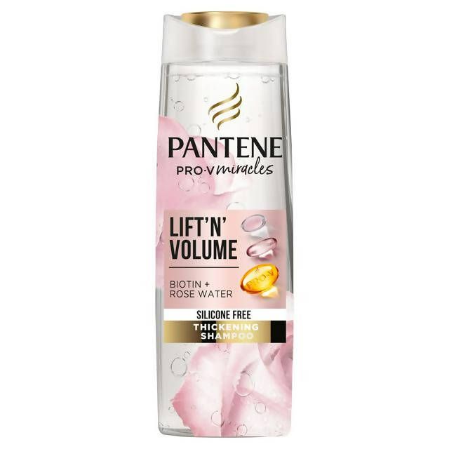 Pantene Pro-V Lift &amp;amp; Volume Silicone Free Shampoo with Biotin &amp;amp; Rose Water 400ml
