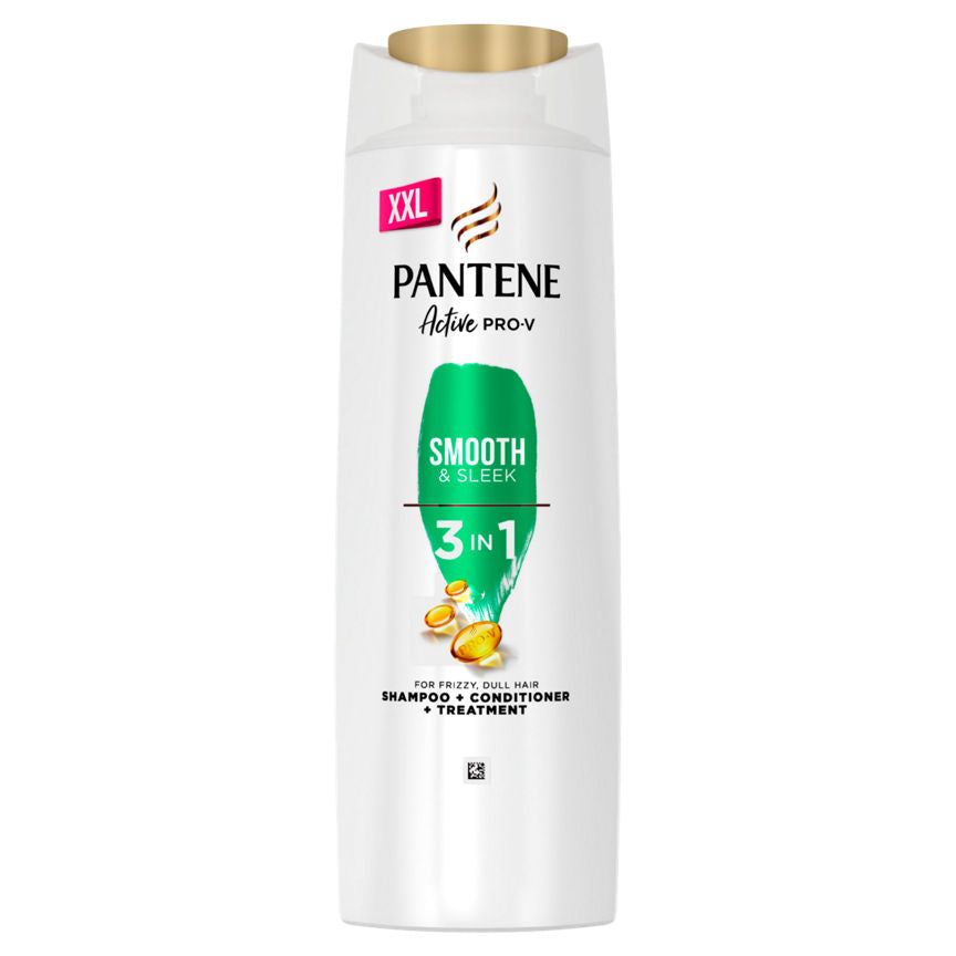 Pantene Pro-V Smooth &amp;amp; Sleek 3-in-1 Clarifying Shampoo + Hair Conditioner + Treatment