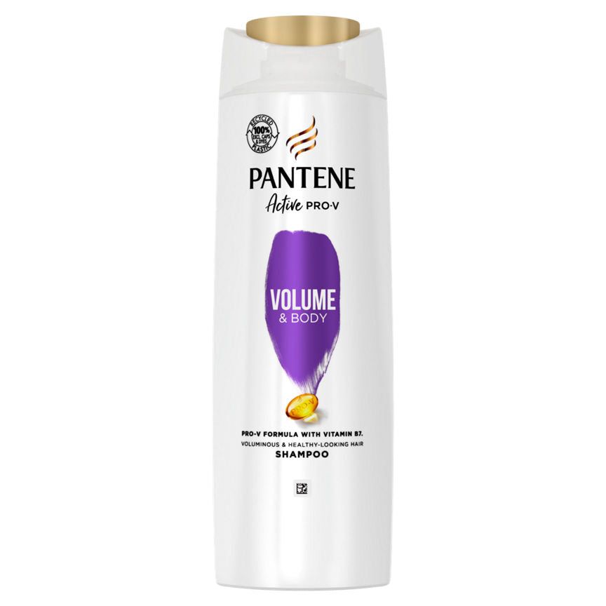 Pantene Pro-V Volume &amp;amp; Body Silicone Free Shampoo Pro-V Formula With Vitamin B7