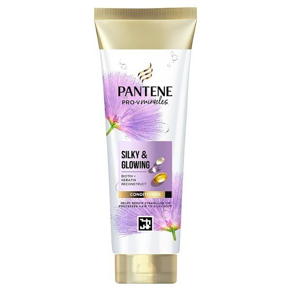 Pantene Silky&amp;amp;Glowing Hair Conditioner Biotin, 275ml