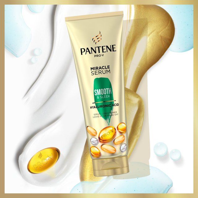 Pantene Smooth &amp;amp; Silky Miracle Serum Conditioner   220ml