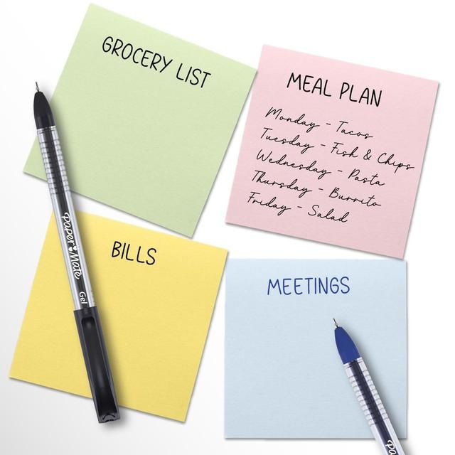 Paper Mate Jiffy Gel Pouch Assorted   4 per pack