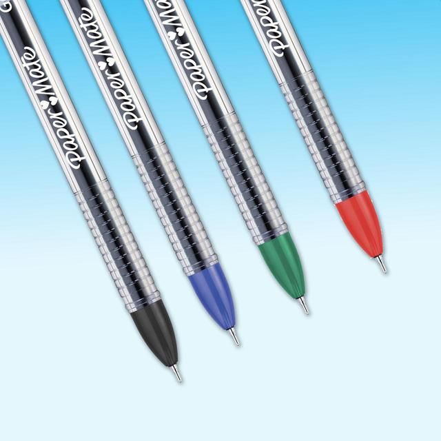 Paper Mate Jiffy Gel Pouch Assorted   4 per pack