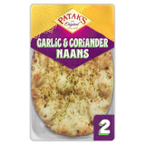 Patak's The Original 2 Flame Baked Garlic &amp;amp; Coriander Naans