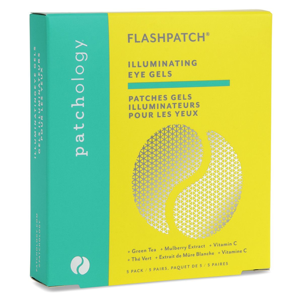 Patchology FlashPatch Illuminating Eye Gels 5 Pair Box