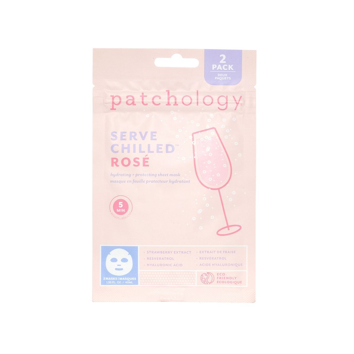 Patchology Serve Chilled Ros&amp;eacute; Sheet Mask 2 Pack
