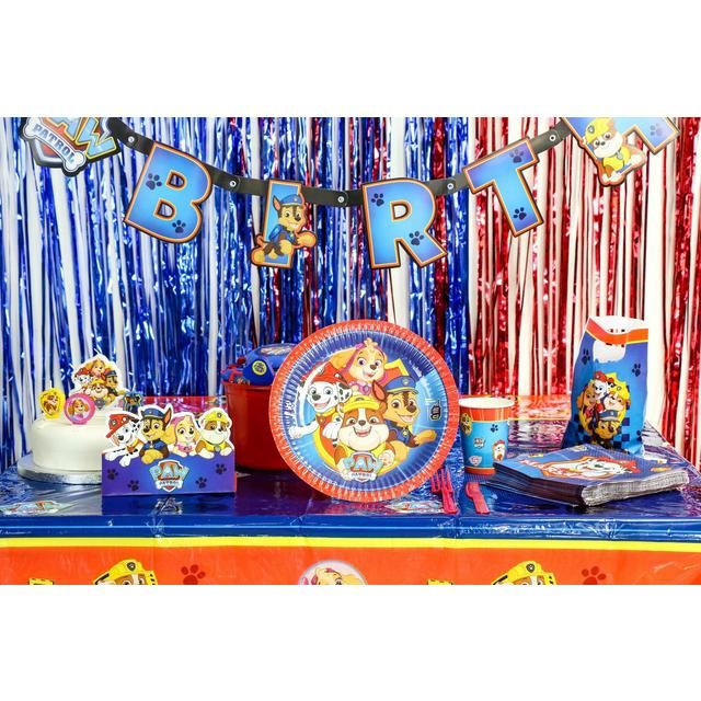 Paw Patrol 8 Cups 8 Plates &amp;amp; 16 Napkins