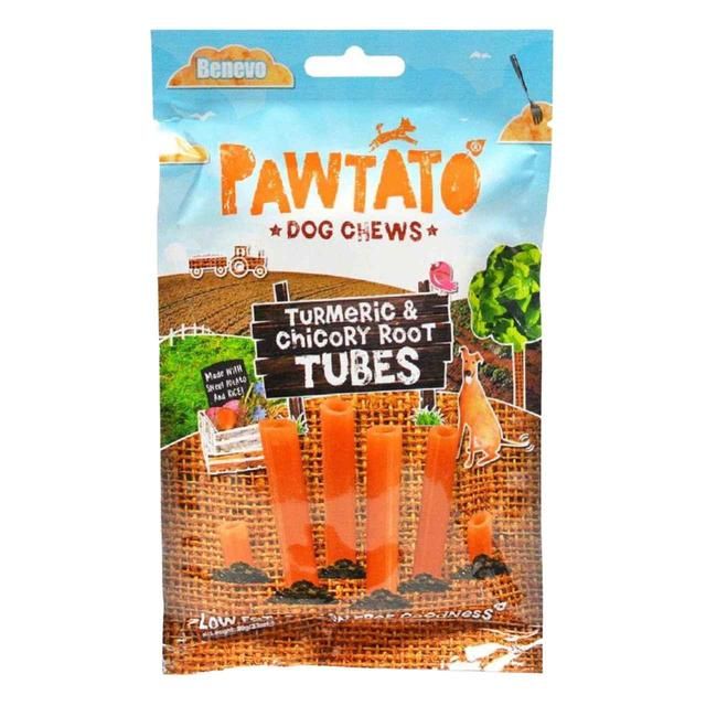 Pawtato Turmeric &amp;amp; Chicory Root Tubes Vegan Dog Treats   90g