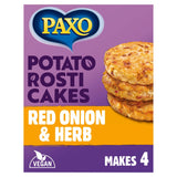 Paxo Potato Rosti Cakes Red Onion &amp;amp; Herb 120g
