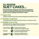 Peckish Complete Suet Cake Block For Wild Birds   300g