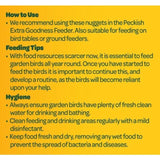 Peckish Extra Goodness Suet Nuggets For Wild Birds   2kg