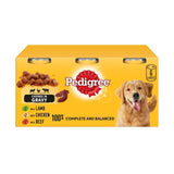 Pedigree Adult Wet Dog Food Tins Mixed in Gravy    6 x 400g