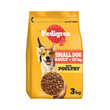 Pedigree Complete Adult Small Dog Dry Poultry and Vegetables 3kg