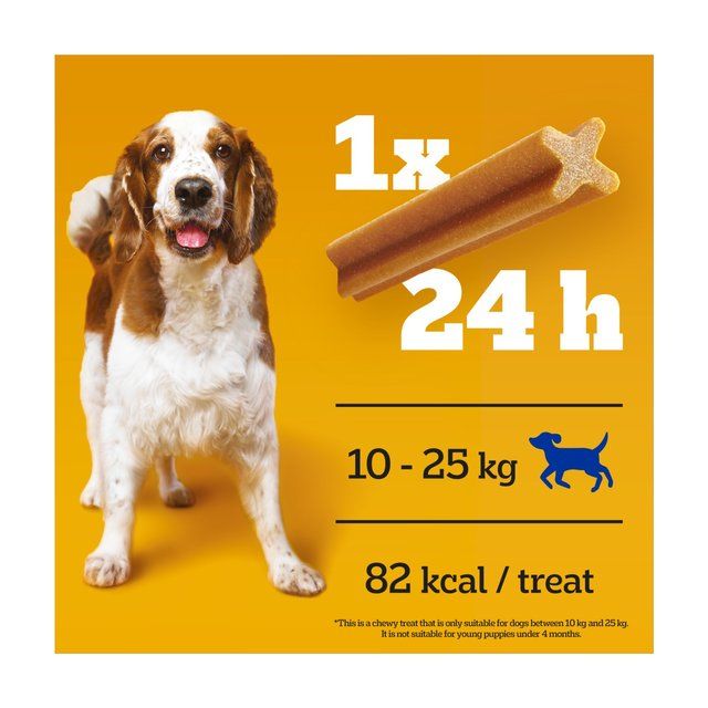 Pedigree Dentastix Daily Adult Medium Dog Treats Dental Sticks   56 x 26g