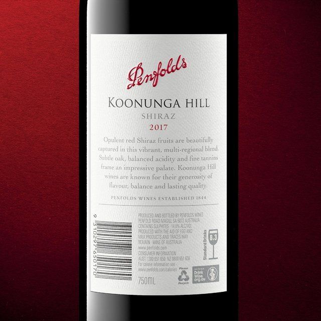 Penfolds Koonunga Hill Shiraz   75cl
