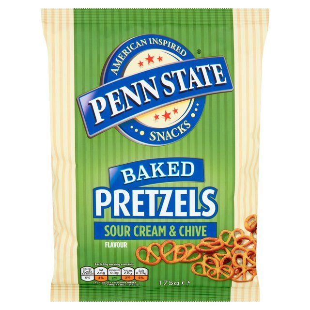 Penn State Sour Cream &amp;amp; Chive Sharing Pretzels   175g