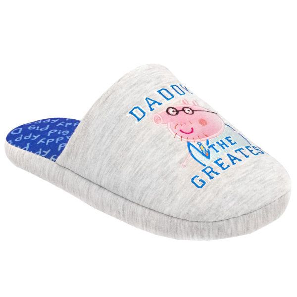 Peppa Pig Mens Daddy Slippers (11-12)