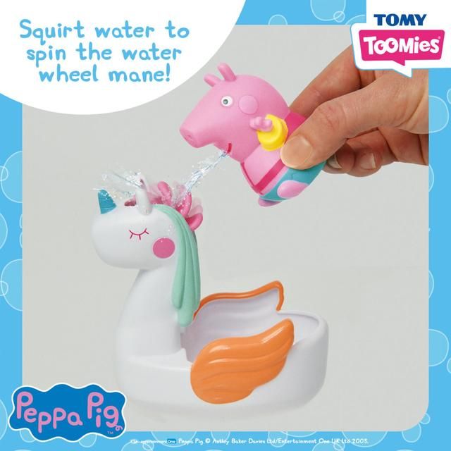Peppa Pig Peppa Bath Floats Peppa &amp;amp; Unicorn