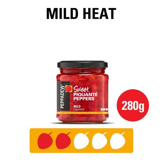 Peppadew Piquante Peppers Mild Chopped   280g